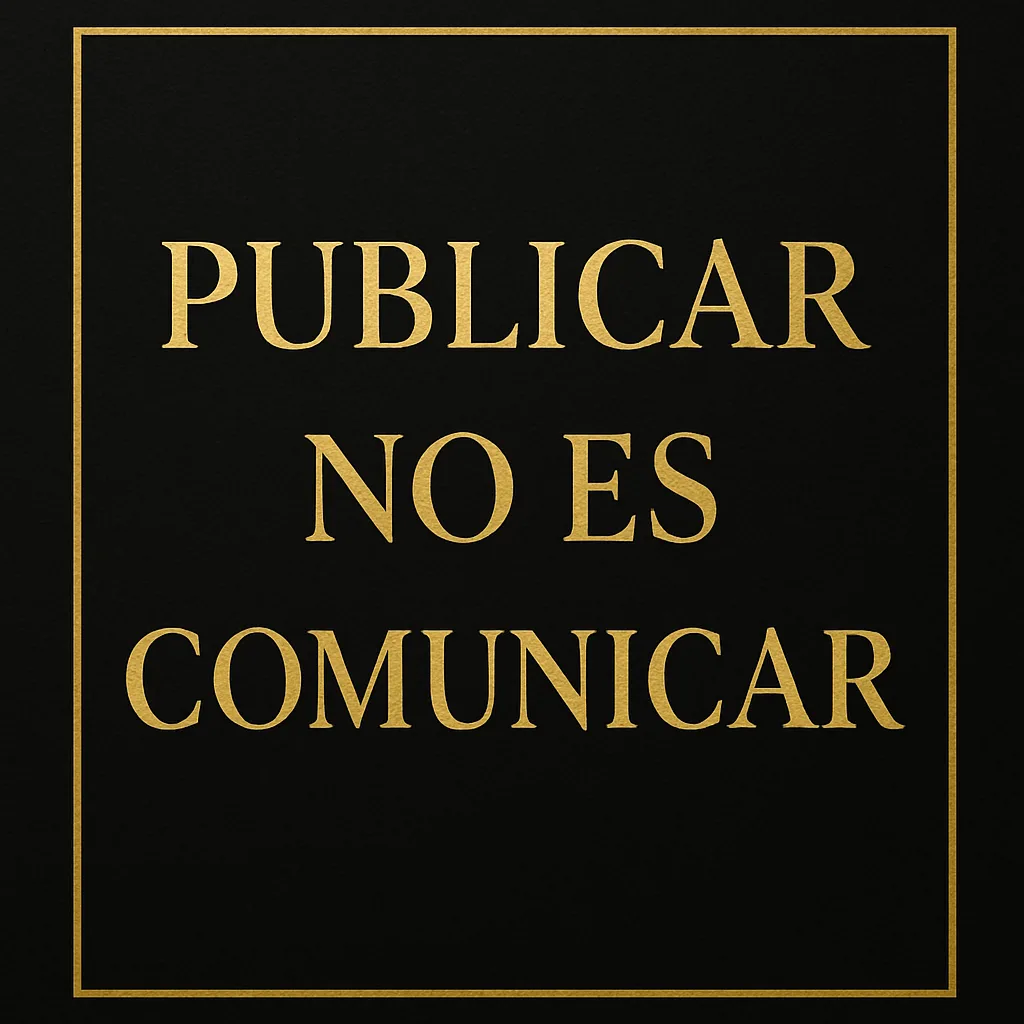 Publicar o comunicar