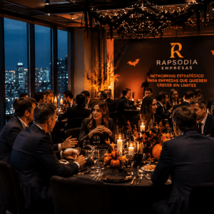 Cenas de Halloween para empresas en España con networking estratégico entre CEOs, empresarios y directivos para generar oportunidades de negocio