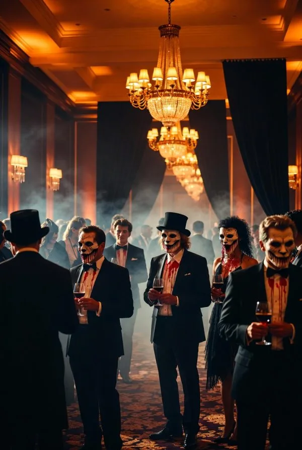 cena halloween empresarial networking estratégico empresarios evento corporativo premium conexiones de negocio internacional alto nivel