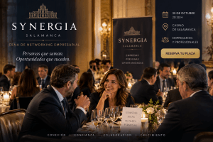 Cena Empresarial Synergia en Salamanca con empresarios y directivos